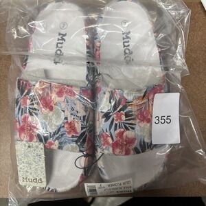 Mudd Women's Aloha Slide EVA Sole Sandals Flower Floral Size 7, $35 Retail